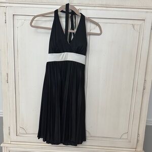 Elegant Black Halter Dress